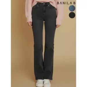 [하프클럽/바닐라비]여성 하이 기모 부츠컷 데님팬츠