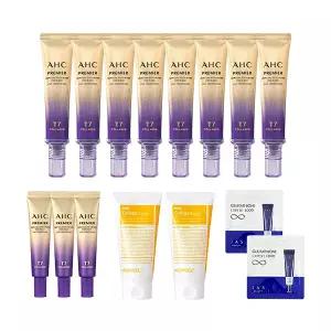 AHC 아이크림 시즌13 40ml x8 + 12ml x3 + 메디필 비건 콜라겐 클렌징폼 120ml x2 + 샘플2매