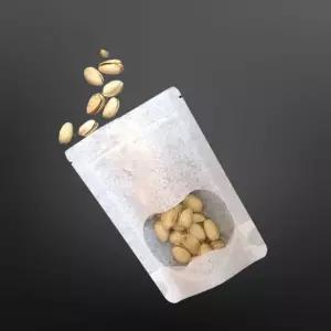 전통 한지 투명창 지퍼스탠드 20X28cm 밑10cm 100매