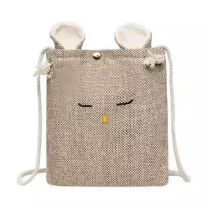 토끼 린넨 파우치 미니백 크로스백 가방 핸드백 손가방 폰파우치 학생가방 린넨 토끼