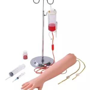 정맥주사 실습 팔뚝 훈련용 간호사 IV 연습 키트 주사기 시뮬레이터