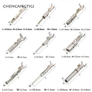 1.5 MM FCI Tyco DT Deutsch 압착 와이어 터미널 VW BMW Honda 요법 용 자동 전기 커넥터 남성 여성 핀.