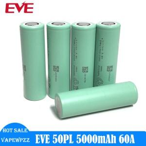 고 배수 배터리 Tabless INR21700/50PL 5000mAh 60A 리튬 이온 충전식 저저항 전기 도구 셀