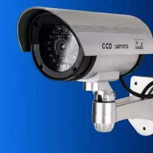 [골드스마일]가짜 CCTV 모형 현관문 주차장 창고 도난 방지 감시 카메라