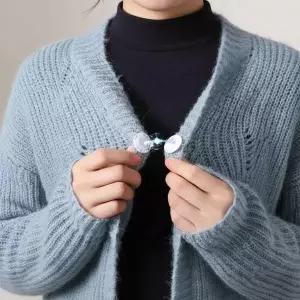 강력한 마그네틱 똑딱이 단추 가방 옷 수선 부자재 2.2cm 10개