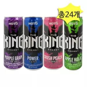 buyus 핫식스 더킹 퍼플 파워 피치 애플 355ml x 각6개(총24개) 굿딜 브이숍 illo001