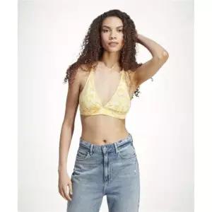 ADIDAS AOP 브라렛 - 옐로우 IU0643 1534425