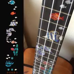 조코모 언더 더 씨 시 프렌즈 포지션 마크 인레이 스티커 콘서트 우쿨렐레