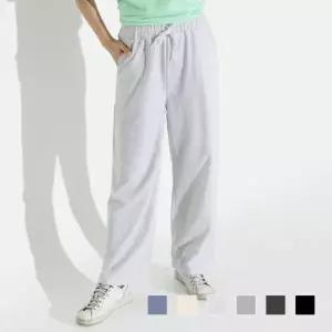 긴바지 스판 일자 배기바지 밴딩 빅사이즈 배기 코디