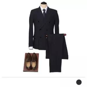 남편 댄디 남성슈트 코디 투버튼 더블수트 수트 신입