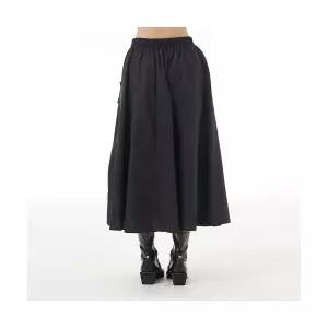 EAMT 여자 쉬폰 스커트 A라인 봄가을 미니멀 반신 빅사이즈 EUNG1