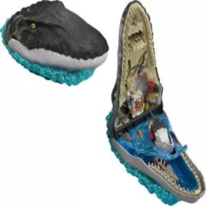 쥬라기 월드 마텔 리바이벌 디럭스 모사사우루스 플레이세트 7가지 인터랙티브 기능 사운드 효과 및 6가지