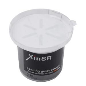 블랙 드라이 가이드 코트 파우더는 페인트에 결함과 긁힘을 나타냅니다.