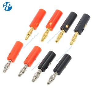 10 개대 남성과 여성 J072 4mm 바나나 플러그 소켓 삽입 커넥터 핀 DIY 모델