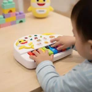 핑크퐁 피아노 아기상어 건반 악기놀이 한글 음악 아기피아노 청각자극 동요 연주 사운드 동물