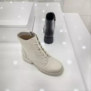 [탠디]by미셸 x23503 소가죽 소재 4cm굽 여성 워커 부츠 cc1