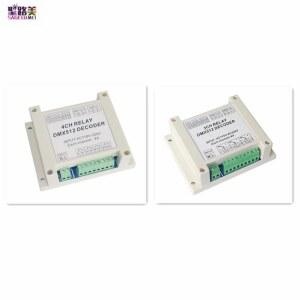 AC110V 220V 50/60HZ DMX 디코더 RELAY 3P 220 4A/CH DMX512 용 3CH/4CH 스위치 릴레이 컨트롤러 Led ON/OFF 램프 DIP