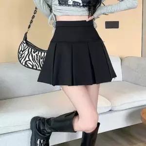 테니스 골프 여성 속바지 내장 플리츠 스커트 치마