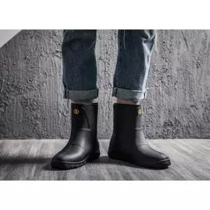 남자 레인부츠 작업화 미끄럼방지 방수워커 농사용 앵클 숏