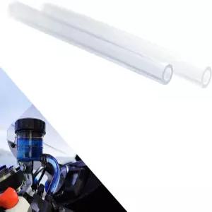 일반 BZ 유니버설 6mm 마스터 실린더 튜브 TPR 호스 클러치 브레이크 오일 저장소 클리어 페어 BH-6MM2P-BZ