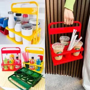 커피캐리어 음료캐리어 파티접이식음료수트레이 ZWFHZX3Q