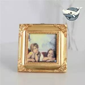 [콩심팥심]골드 클래식 미니 앨범 프레임 소형 사진액자