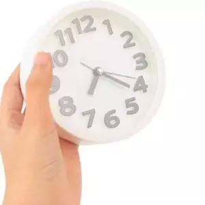 [콩심팥심]테이블 알람시계 탁자시계 거실탁상시계 건전지