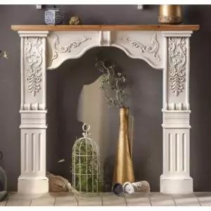 벽난로콘솔 인테리어 빈티지 유럽식 엔틱 진열장 A2339