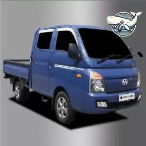 [골드스마일]스마트 크롬 도어바이저 더블캡 전용 일체형