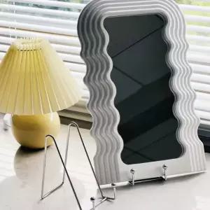 물결거울 거울 포토존 웨이브 화이트