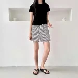 [라일리여성의류] Rly 휴가 반바지코디 여름 3부팬츠 면바지 여자반바지