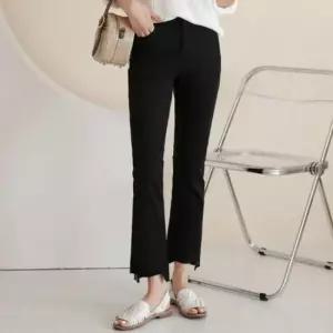 [라일리여성의류] Rly 여성 순면 기본핏 슬랙스 블랙진 캐주얼 일자 면