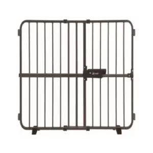 애견 이중잠금 안전문 브라운 1P 반려동물 안전장치 강아지안전문 고양이안전문