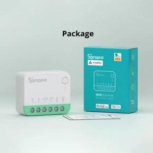 SONOFF MINIR4M Matter Wifi 스마트 스위치 미니 홈 자동화 모듈 Alexa Google SmartThings 용 로컬 연결