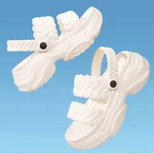 여성 통굽 메쉬 샌들 슬리퍼 1P 키높이 신발 물놀이 NLx6+5LWi