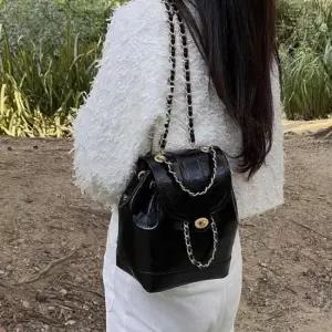 미니 체인백 가방 여성 페미닌 백팩 체인백팩