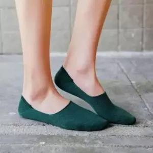 여성용 5켤레그린 덧신 미끄럼방지덧신