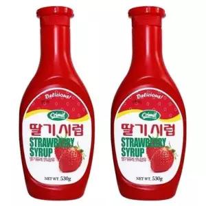 딸기시럽 530g X2