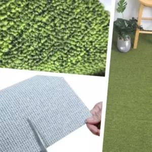 돈에이치 롤카페트 180X100CM 그린 바닥시트 방염카페트 산업용