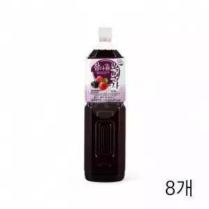 참다음 복분자 5배희석 1.5L X 8개 복분자원액 음료베이스 과일원액 희석음료