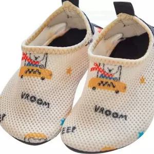 어린이 아쿠아슈즈 유아 자동차 패턴 수영장 물놀이