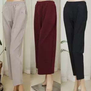 엄마옷 바지 정장 밴딩 팬츠 중년여성옷 할머니옷 빅사이즈 아줌마옷 봄 여름 가을 겨울 생신 선물 38 40 44 인