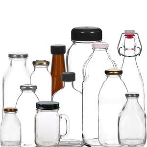 담은 유리병 쥬스병 주스병 밀크티 밀크티유리병 카페