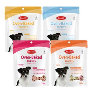 바우와우 비스켓 220g 3종 (딸기/밀크칼슘/콤보)