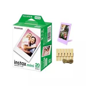 [후지필름] 인스탁스 미니필름2팩(20장)+포토액자/나무데코 증정