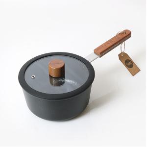 IH 포르트 편수냄비 18cm 우드핸들 인덕션겸용 라면냄비