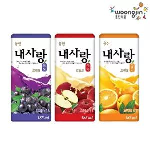 [웅진식품]웅진식품 내사랑 드링크팩 주스 185ml 24팩 3종 택1