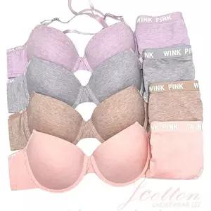 [하프클럽/제이투와이]면브라팬티8종세트/AB컵/면브라/주니어브라/여성속옷