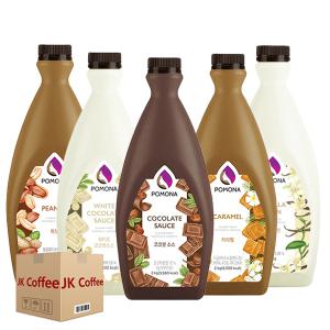 포모나 코코렛 초콜렛 화이트 카라멜 바닐라 피넛 티라미수 마론 밤 소스 모음 (1박스/6개)