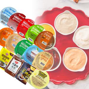 제이케이푸드 동원 디핑소스 일회용 30g 와사비마요 치킨 양념 스위트칠리 간장 양념치킨 닭강정